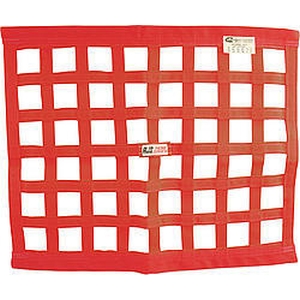 RJS SAFETY Ribbon Window Net 24x24 Red SFI