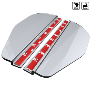 SPEC-D TuningSide Mirror Visor Rain Board Clear