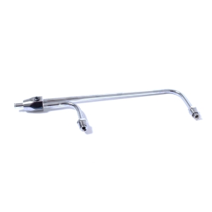 RACING POWER CO-PACKAGED Holley Quad Fuel Line Chrome 8-21/32in Centers
