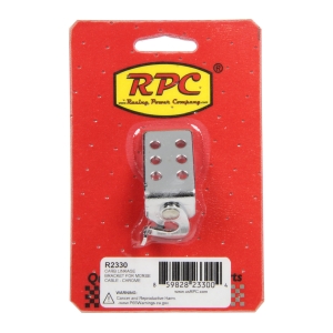 RACING POWER CO-PACKAGED Carb Linkage Bracket Morse Cable Chrome