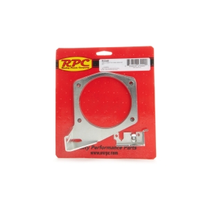 RACING POWER CO-PACKAGED LS Throttle Cable Brackt Silver