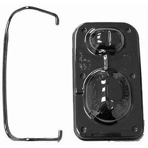 RACING POWER CO-PACKAGED GM Master Brake Cylinder Cover Chrome