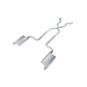Pypes Corvette C3 2.5" Crossmember-back System RACE PRO