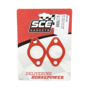 SCE GASKETS BBC Water Pump Gasket Set w/Steel Carrier 2pk