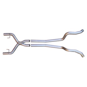 Pypes Mustang V6 409 SS Muffler-delete Cat-back System w/ After-cat Xpipe + mid-pipes