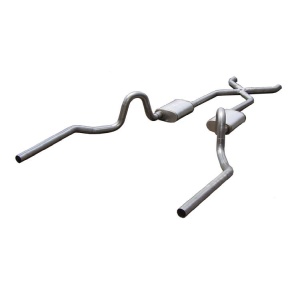 Pypes CHEVELLE 3" Crossmember-back System w/ X-pipe NO MUFFLERS