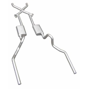Pypes CHEVELLE 3" Crossmember-back System w / X change StreetPro