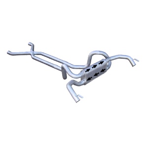 Pypes Firebird 2.5" Crossflow System w/ X-pipe & RacePro Muffler