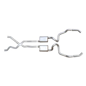 Pypes IMPALA SS 2.5" Cat-back System w/ X-pipe Violator Mufflers