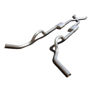 Pypes 2.5" GM Truck 2wd Crossmember-back System w/ X-pipe NO MUFFLER