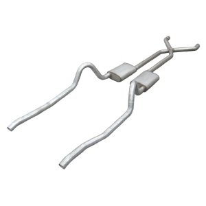 Pypes Mopar A-Body 2.5" Crossmember Back w/ X-Pipe System No Mufflers