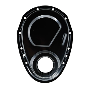 SPECIALTY PRODUCTS COMPANY Timing Chain Cover SBC OEM Style Black Steel