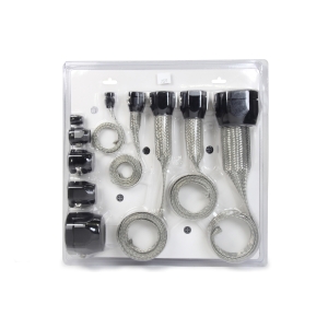 SPECIALTY PRODUCTS COMPANY Hose Sleeving Kit Black Braided Stainless Steel