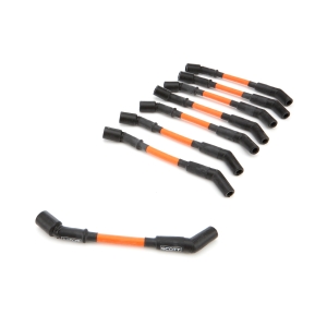SCOTT PERFORMANCE GM LS Spark Plug Wire Set 45-Degree - Orange