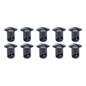 Ti22 PERFORMANCE Oval Head Buttons .450 Long Black 10 Pack