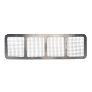 TRUE PERFORMANCE & FABRICATION Nose Screen Lower Raw Aluminum
