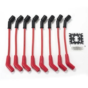 TOP STREET PERFORMANCE 8.5mm Red Ign Wire Set 135 Degree Boots