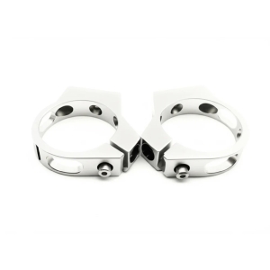 VAPOR TRAPPER Billet Clamp 2.5 inch Silver 2 Pack