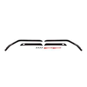 WeatherTech 20+ Jeep Gladiator SuperCrew Front and Rear Side Window Deflectors - Dark Smoke