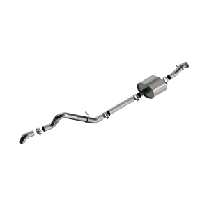 Borla 21-22 Ford Bronco 2.7L 2DR/4DR T-304 Stainless Steel Cat-Back S-Type Exhaust - Brushed