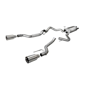 Corsa Ford Raptor Exhaust Sport System Super Cab / Super Crew 3.5L V6 Turbo 5 Inch Polished Tips