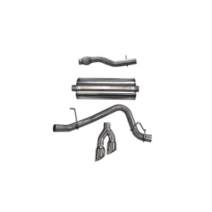 Corsa GMC Yukon XL 5.3L V8, Sport 3in Cat-Back, Single Side Exit with Twin 4.0 Polished Pro-Series Tips