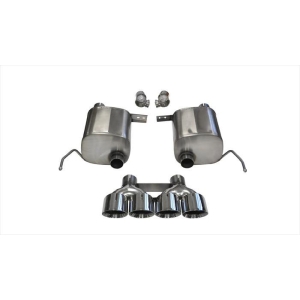 Corsa Corvette C7 Exhaust Valve-Back 2.75" Dual Rear Exit with Quad 4.5" Polished Pro-Series Tips 6.2L - XTREME