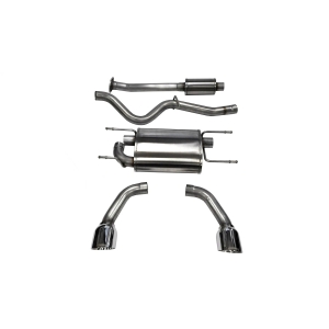 CORSA Scion FRS Cat-Back Exhaust Coupe 2.0L Sport - 2.5 Inch Dual Rear Exit with Single 4.5 Inch Polished Pro-Series Tips