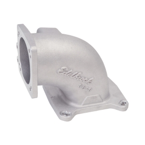 Edelbrock High Flow Intake Elbow 95mm Throttle Body to Square-Bore Flange As-Cast Finish