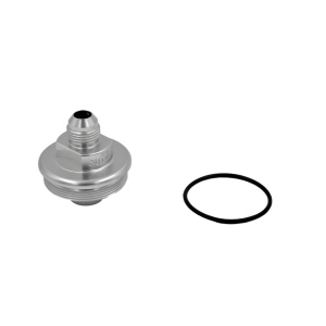 Fuelab Replacement Filter Cap -8AN Outlet - Clear