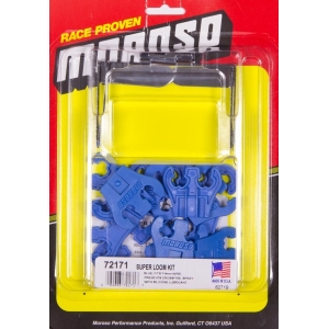 Moroso Chevrolet Small Block Ignition Super Look Wire Kit - 7-9mm - Blue
