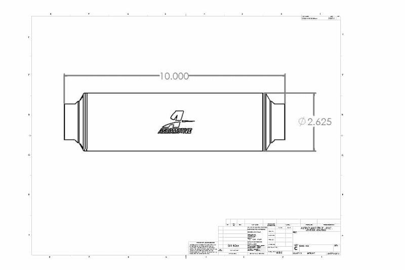 Aeromotive In-Line Filter - AN-16 100 Micron SS Element Extreme Flow 12362 image 4