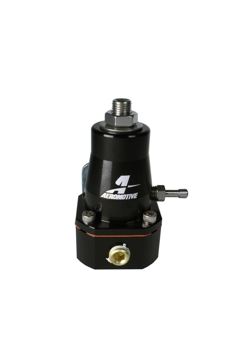 Aeromotive Adjustable Regulator Billet EFI Bypass - (2) -6 Inlets/(1) -6 Return - Black 13136 image 3