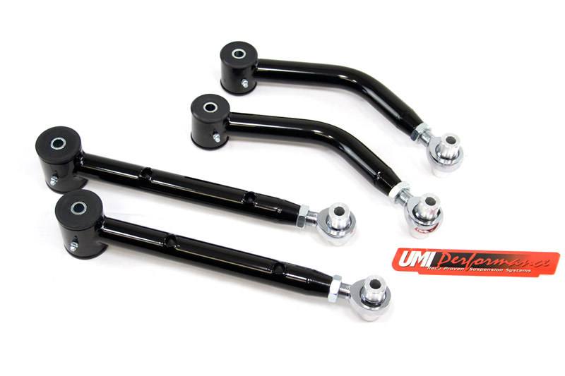 UMI Performance 71-75 GM H-Body Adjustable Upper & Lower Control Arm Kit 501619-b