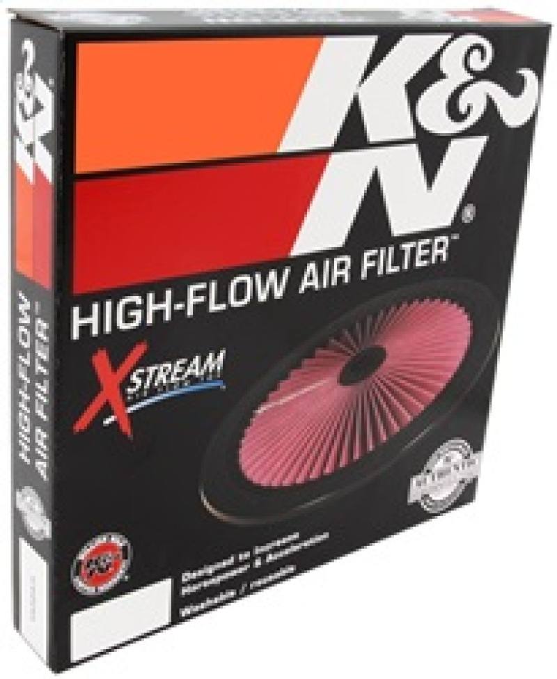 K&N X-Stream Top Filter X-Stream 14 inch OD Chrome 661401xp image 9