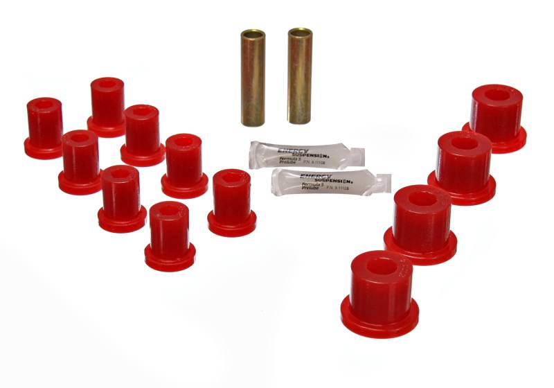 Energy Suspension Jeep Spring Bushing Set - Red 2.2116r image 3
