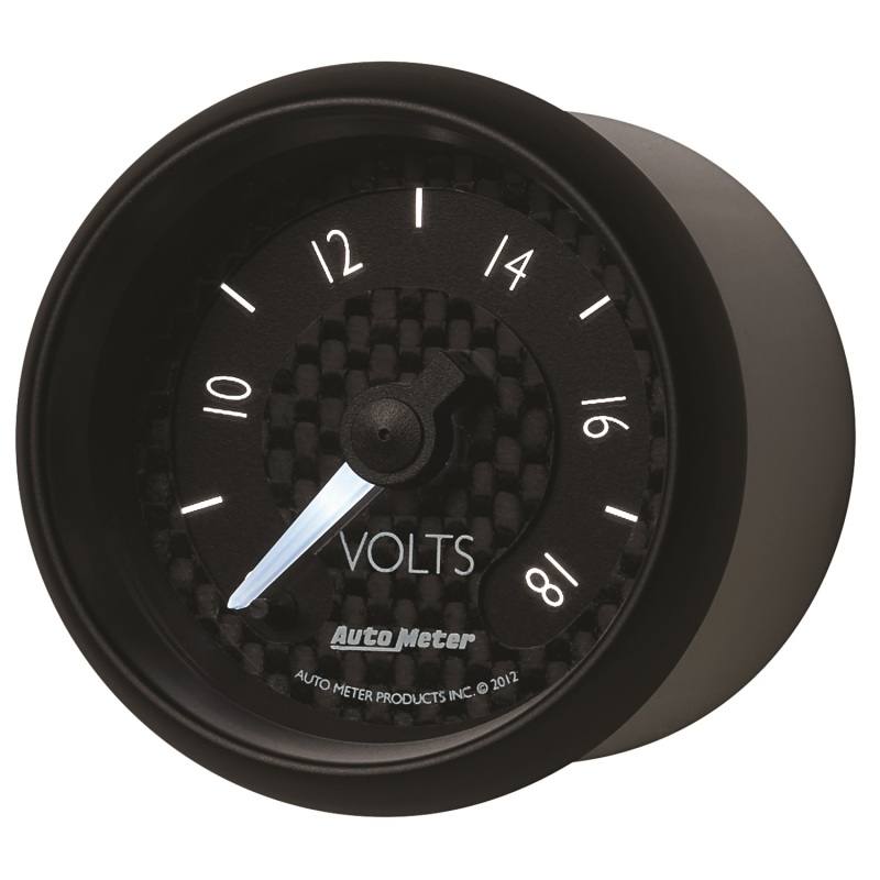 Autometer GT Series 52mm Full Sweep Electronic 8-18 Volts Voltmeter 8091 image 3