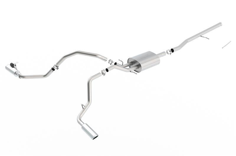 Borla Silverado 1500 5.3L Cat-Back Exhaust Split Side Rear Exit S-TYPE 140545 image 2