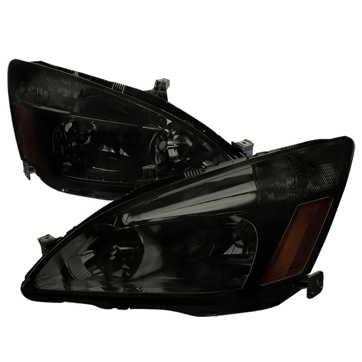 SpecD Tuning Honda Accord Smoked Euro Headlights 2LHACD03GRS