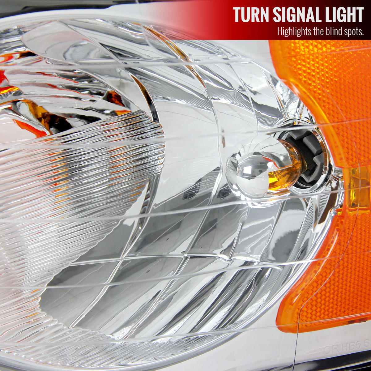 Spec-D Tuning Dodge Ram Projector Headlight Chrome Housing 2LHP-DGP02-RS image 3
