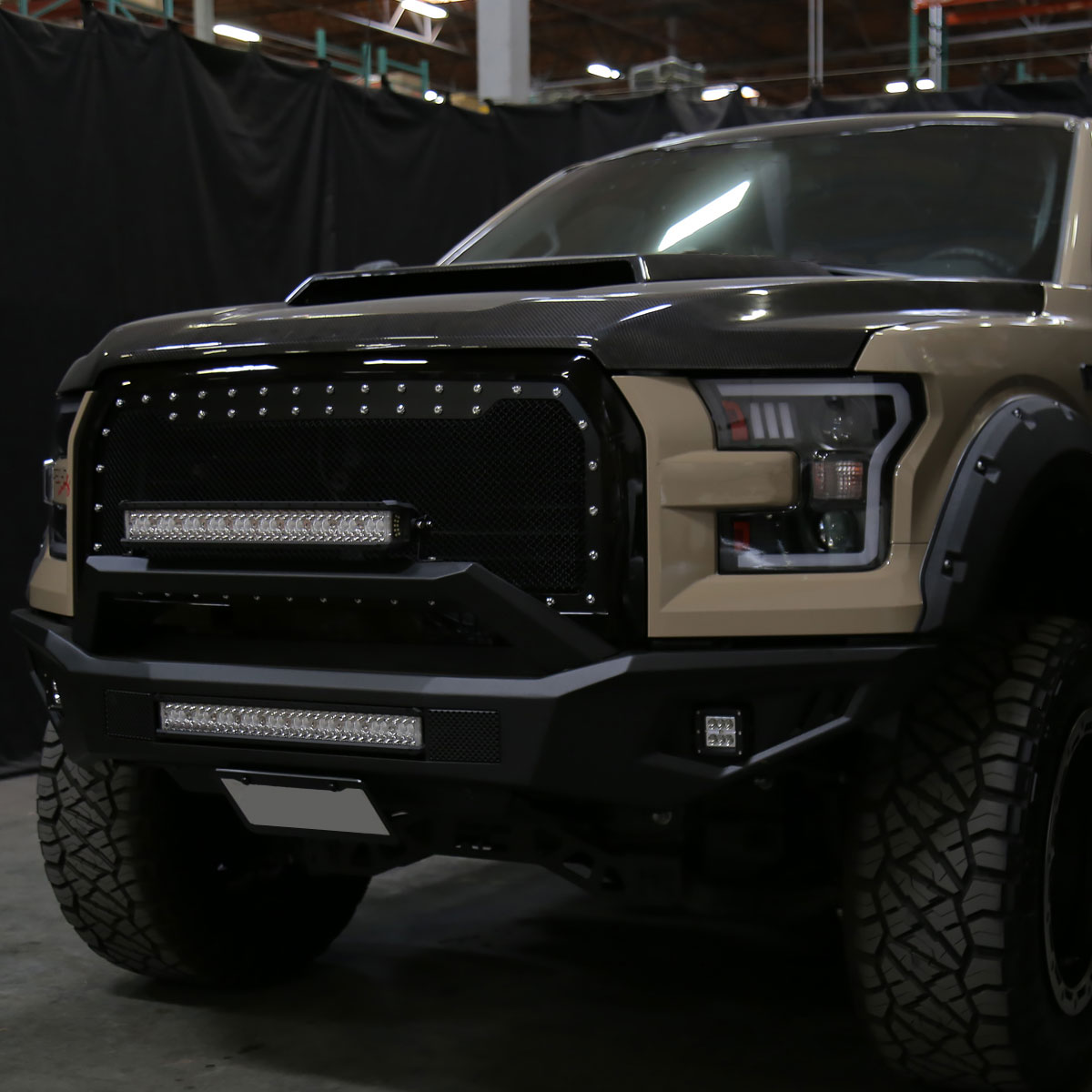 SPEC-D Tuning Ford F150 LED Projector Headlights - Clear Lens With Matte Black Housing 2lhp-f15015jm-rs image 10