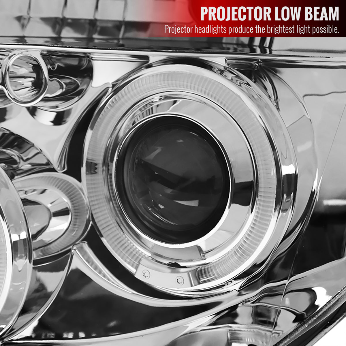 Spec-D Tuning Nissan Pathfinder Halo Led Projector Chrome 2LHP-PATH05-TM image 3