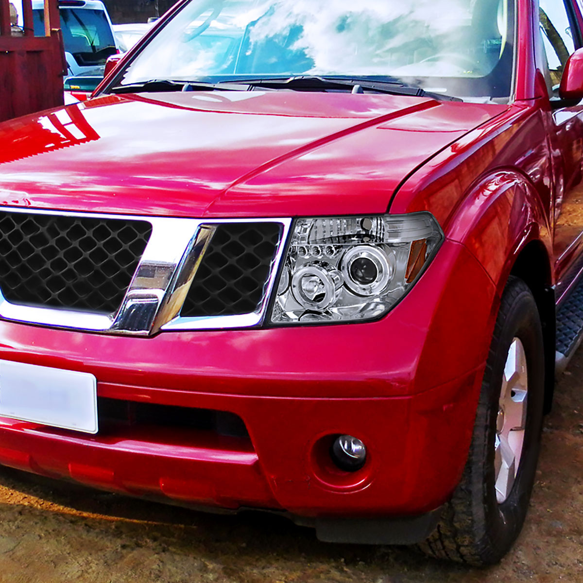 Spec-D Tuning Nissan Pathfinder Halo Led Projector Chrome 2LHP-PATH05-TM image 10