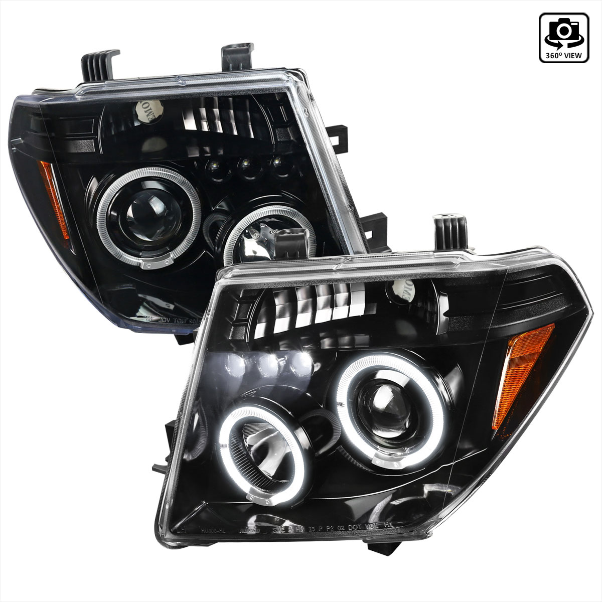 SPEC-D Tuning Nissan Pathfinder Projector Headlight Glossy Black 2lhp-path05bk-tm