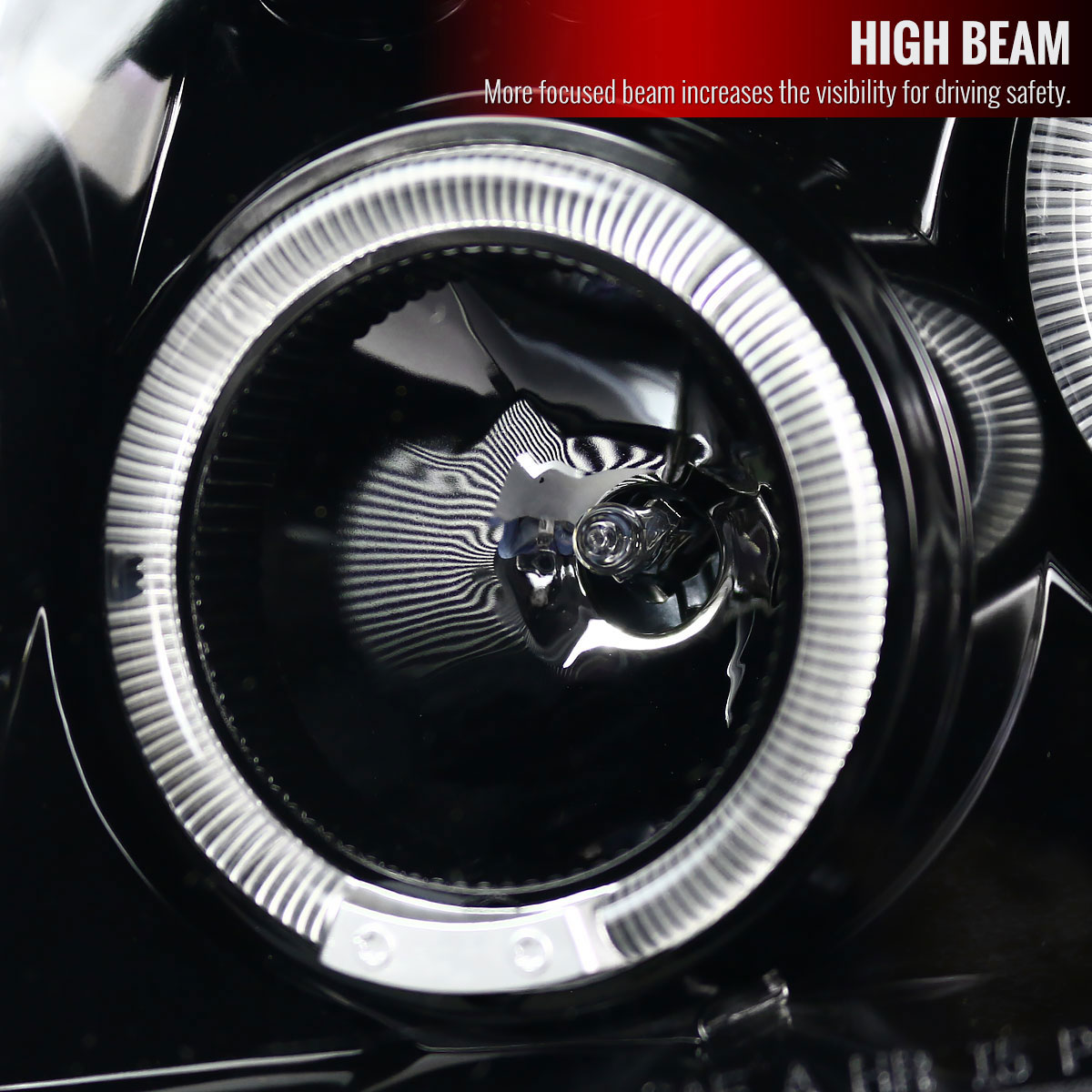 SPEC-D Tuning Nissan Pathfinder Projector Headlight Glossy Black 2lhp-path05bk-tm image 4