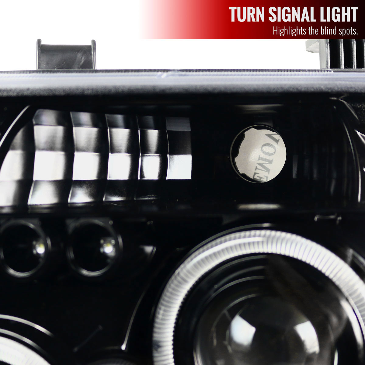 SPEC-D Tuning Nissan Pathfinder Projector Headlight Glossy Black 2lhp-path05bk-tm image 5