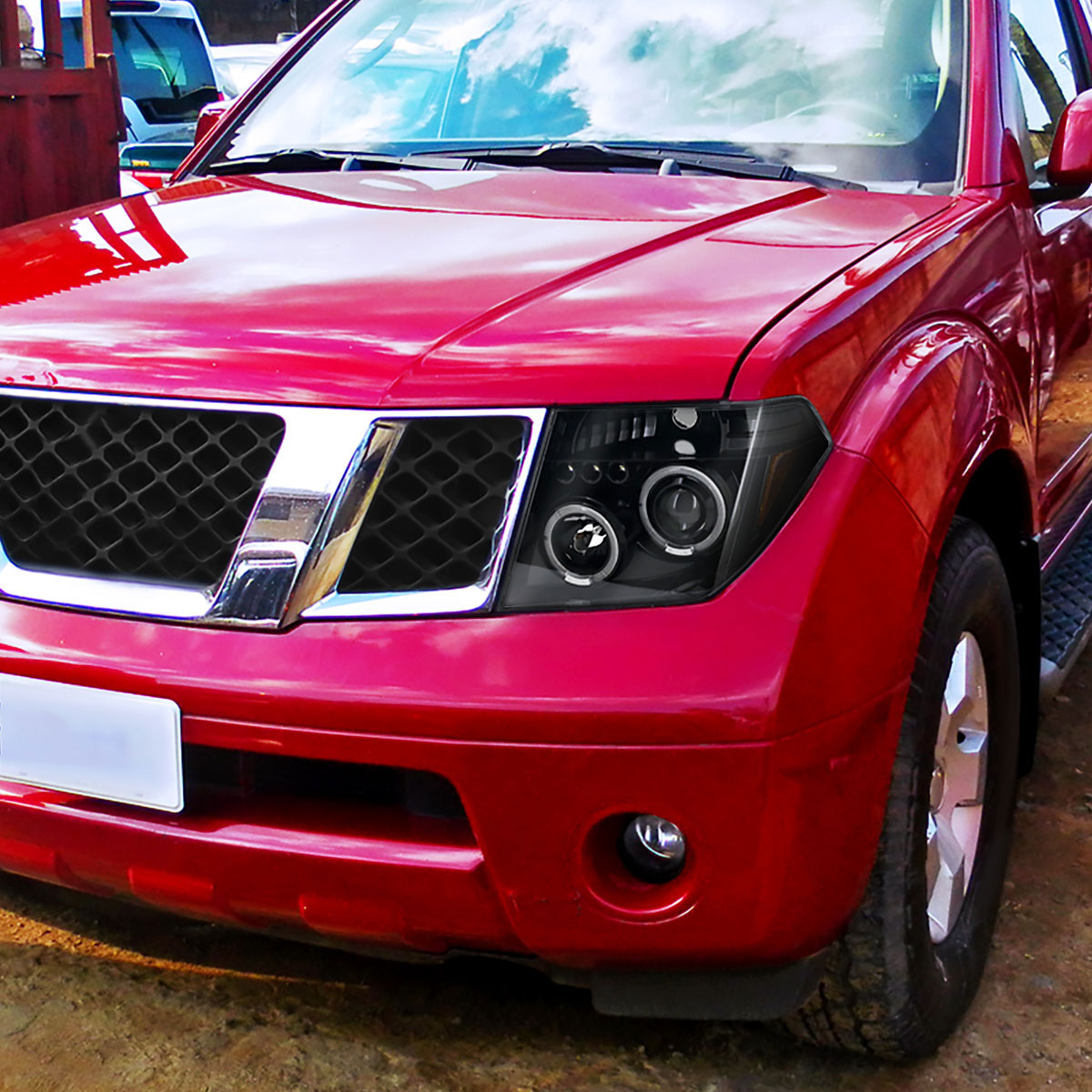 SPEC-D Tuning Nissan Pathfinder Projector Headlight Glossy Black 2lhp-path05bk-tm image 10