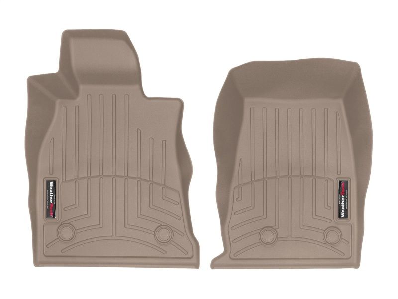 WeatherTech 2020+ Cadillac CT5 Front FloorLiner - Tan 4516101