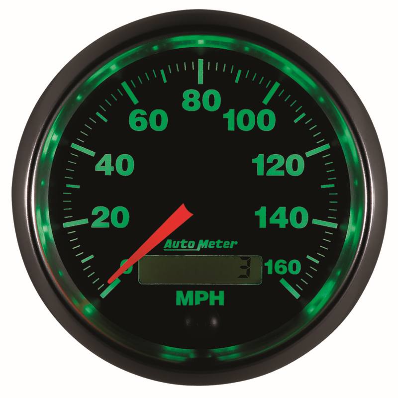 Autometer GS 3-3/8 inch 160 MPH In Dash Speedometer Gauge 3888 image 4