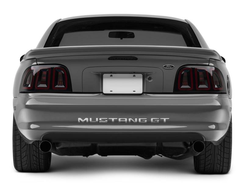 Raxiom 96-98 Ford Mustang Icon LED Tail Lights- Black Housing (Smoked Lens) 389876 image 4